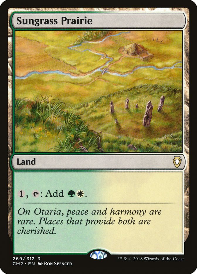 Sungrass Prairie [Commander Anthology Volume II] MTG Single Magic: The Gathering    | Red Claw Gaming