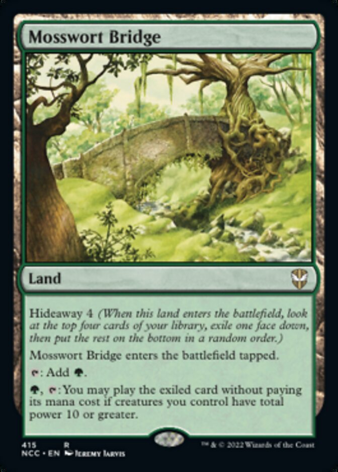 Mosswort Bridge [Streets of New Capenna Commander] MTG Single Magic: The Gathering    | Red Claw Gaming