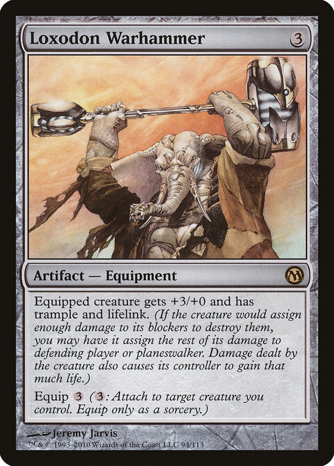 Loxodon Warhammer [Duels of the Planeswalkers] MTG Single Magic: The Gathering    | Red Claw Gaming