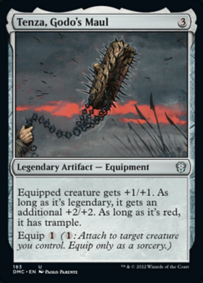 Tenza, Godo's Maul [Dominaria United Commander] MTG Single Magic: The Gathering    | Red Claw Gaming
