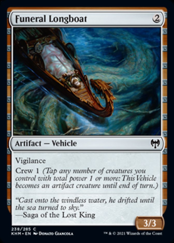 Funeral Longboat [Kaldheim] MTG Single Magic: The Gathering    | Red Claw Gaming