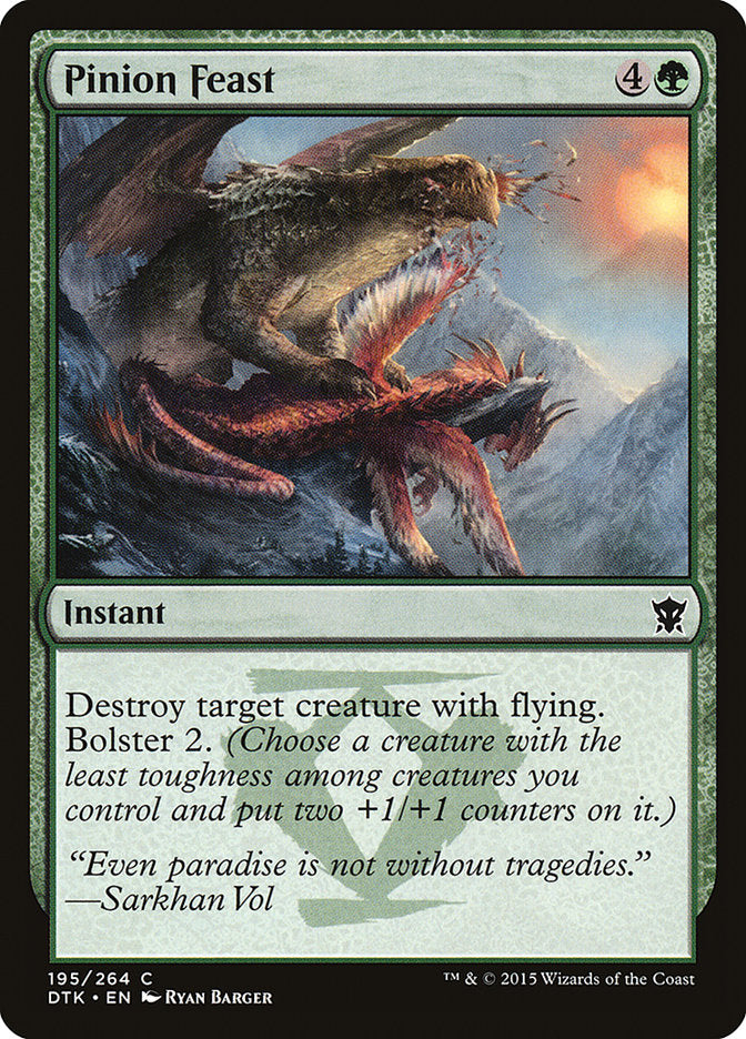 Pinion Feast [Dragons of Tarkir] MTG Single Magic: The Gathering    | Red Claw Gaming