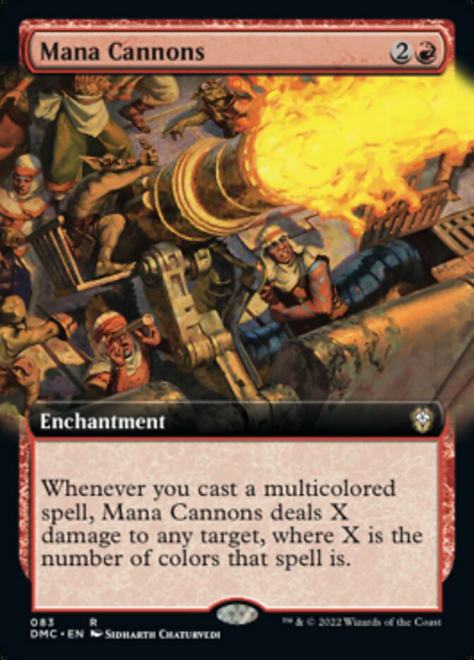 Mana Cannons (Extended Art) [Dominaria United Commander] MTG Single Magic: The Gathering    | Red Claw Gaming