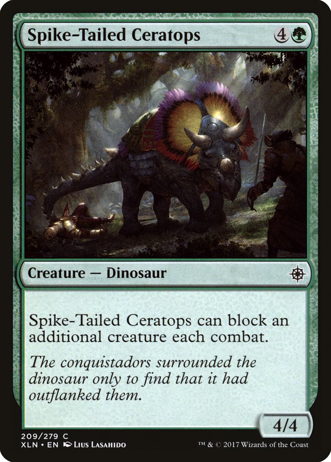 Spike-Tailed Ceratops [Ixalan] MTG Single Magic: The Gathering    | Red Claw Gaming