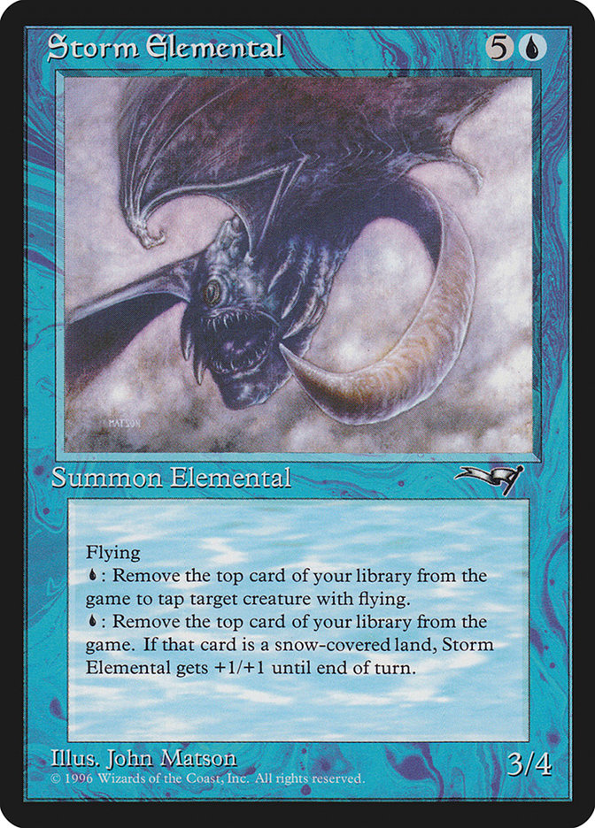 Storm Elemental [Alliances] MTG Single Magic: The Gathering    | Red Claw Gaming