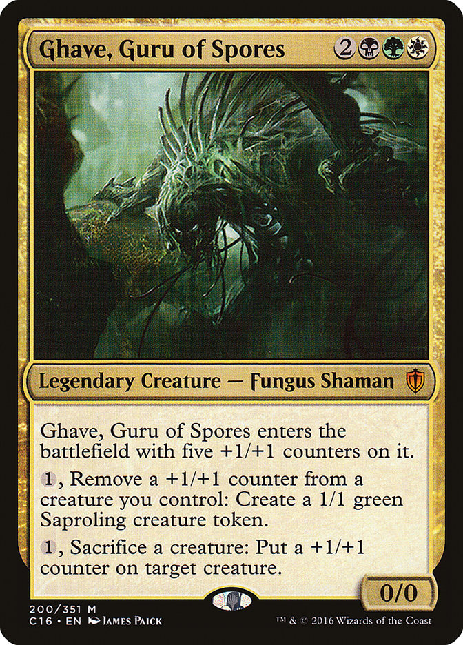 Ghave, Guru of Spores [Commander 2016] MTG Single Magic: The Gathering    | Red Claw Gaming