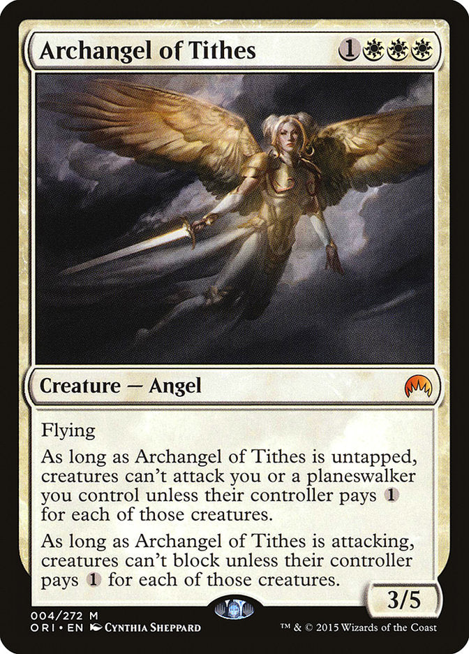 Archangel of Tithes [Magic Origins] MTG Single Magic: The Gathering    | Red Claw Gaming