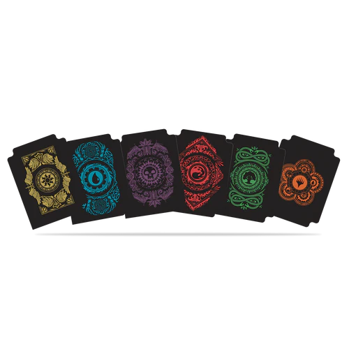 mtg card dividers Mana 7 Card Deck Dividers Pack (12ct) for Magic: The Gathering – Red Claw Gaming