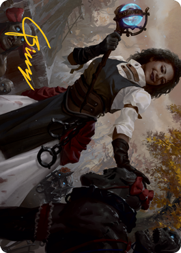 Skaab Wrangler Art Card (Gold-Stamped Signature) [Innistrad: Midnight Hunt Art Series] MTG Single Magic: The Gathering    | Red Claw Gaming