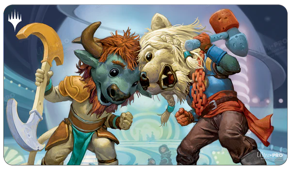 Unfinity Face Off Standard Gaming Playmat for Magic: The Gathering Playmat Ultra Pro    | Red Claw Gaming
