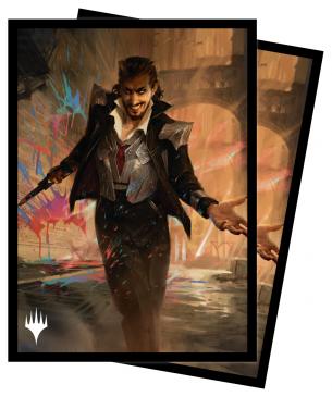 Streets of New Capenna 100ct Sleeves featuring Anhelo, the Painter for Magic: The Gathering Deck Protectors Ultra Pro    | Red Claw Gaming