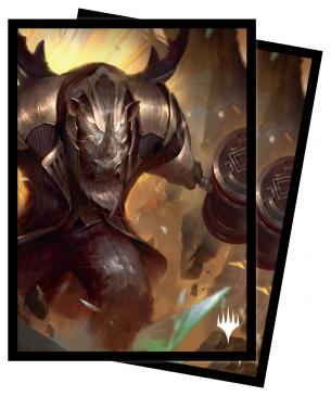 Streets of New Capenna 100ct Sleeves featuring Perrie, the Pulverizer for Magic: The Gathering Deck Protectors Ultra Pro    | Red Claw Gaming