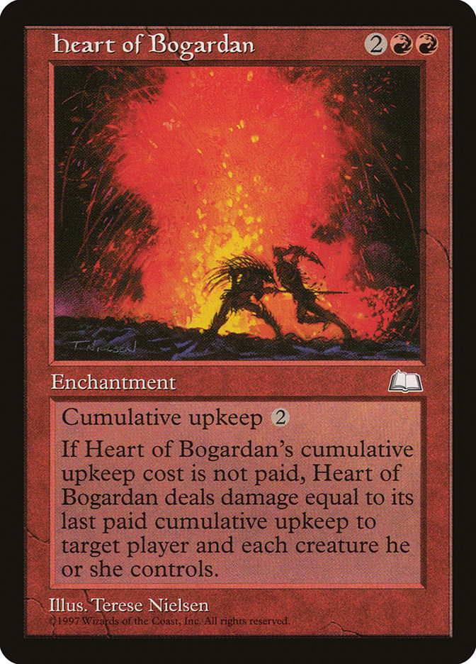 Heart of Bogardan [Weatherlight] MTG Single Magic: The Gathering    | Red Claw Gaming