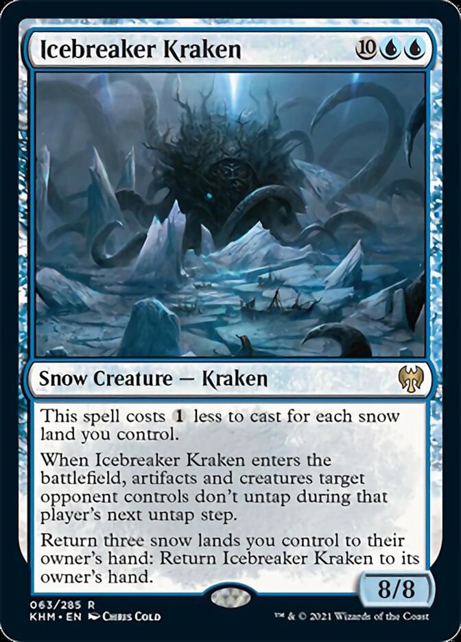 Icebreaker Kraken [Kaldheim] MTG Single Magic: The Gathering    | Red Claw Gaming