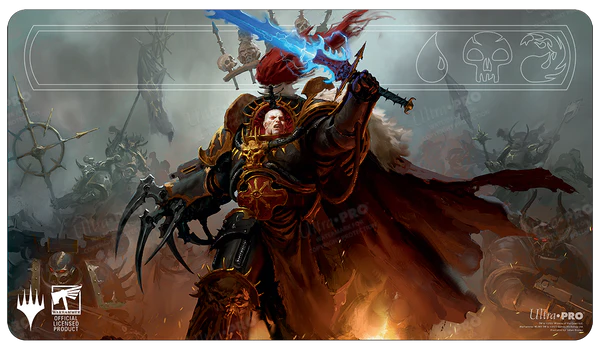 Warhammer 40K Commander Abaddon the Despoiler Standard Gaming Playmat for Magic: The Gathering Playmat Ultra Pro    | Red Claw Gaming