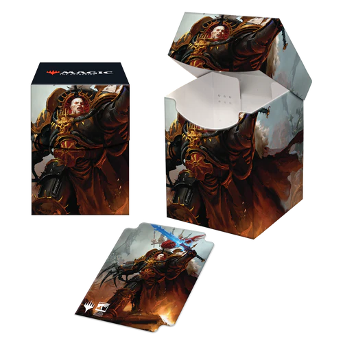 Warhammer 40K Commander Abaddon the Despoiler 100+ Deck Box for Magic: The Gathering Deck Boxes Ultra Pro    | Red Claw Gaming
