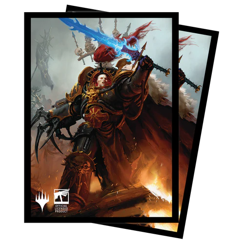 Warhammer 40K Commander Abaddon the Despoiler Standard Deck Protector Sleeves (100ct) for Magic: The Gathering Deck Protectors Ultra Pro    | Red Claw Gaming
