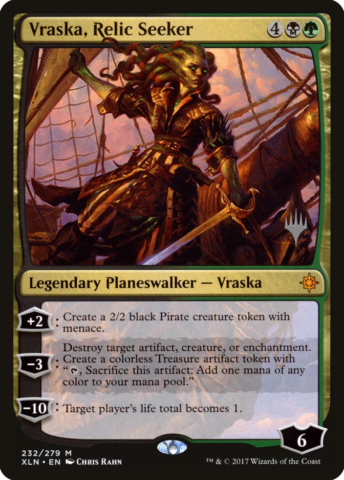 Vraska, Relic Seeker (Promo Pack) [Ixalan Promos] MTG Single Magic: The Gathering    | Red Claw Gaming