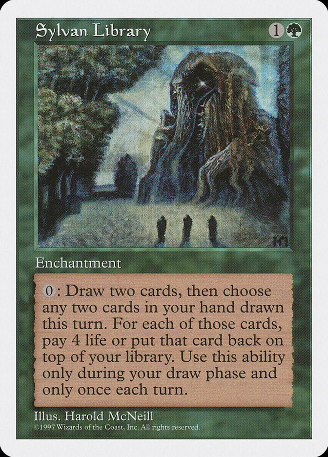 Sylvan Library [Fifth Edition] MTG Single Magic: The Gathering    | Red Claw Gaming