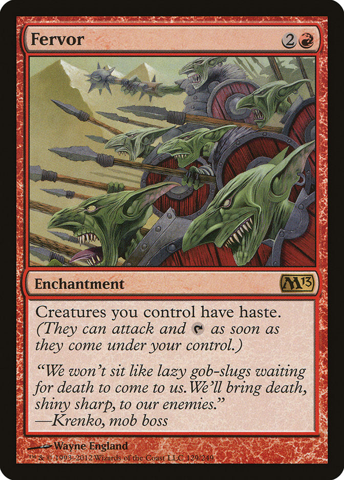 Fervor [Magic 2013] MTG Single Magic: The Gathering    | Red Claw Gaming