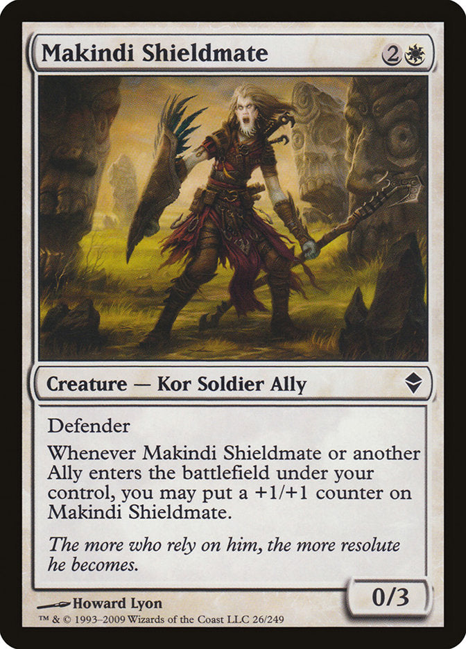 Makindi Shieldmate [Zendikar] MTG Single Magic: The Gathering    | Red Claw Gaming