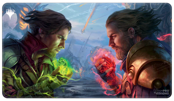 The Brothers' War Draft Booster Artwork Holofoil Standard Gaming Playmat for Magic: The Gathering Playmat Ultra Pro    | Red Claw Gaming