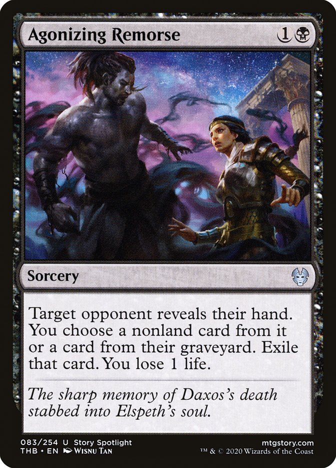 Agonizing Remorse [Theros Beyond Death] MTG Single Magic: The Gathering    | Red Claw Gaming