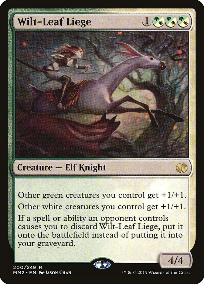 Wilt-Leaf Liege [Modern Masters 2015] MTG Single Magic: The Gathering    | Red Claw Gaming