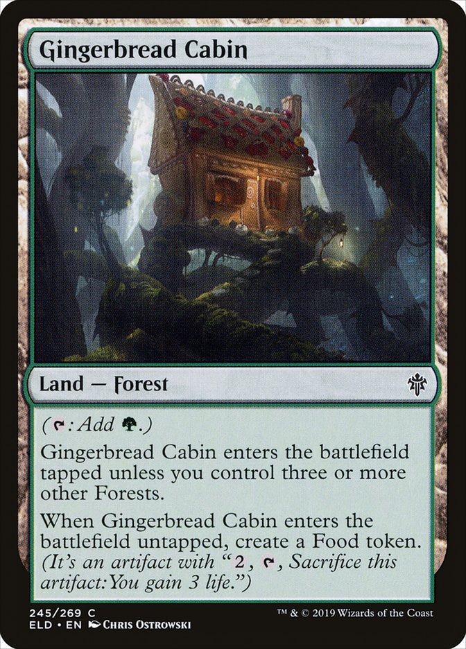 Gingerbread Cabin [Throne of Eldraine] MTG Single Magic: The Gathering    | Red Claw Gaming