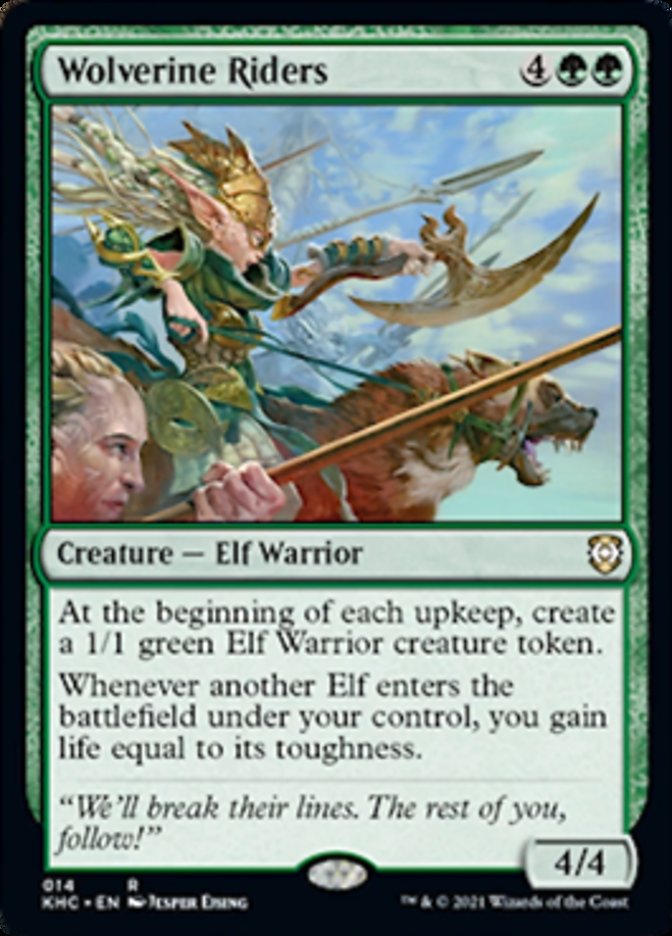 Wolverine Riders [Kaldheim Commander] MTG Single Magic: The Gathering    | Red Claw Gaming