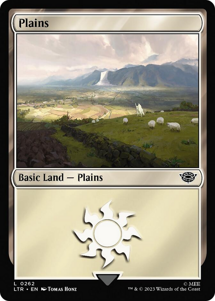 Plains (262) [The Lord of the Rings: Tales of Middle-Earth] MTG Single Magic: The Gathering    | Red Claw Gaming