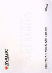 Ninja of the New Moon // Ninja of the New Moon [Modern Horizons Art Series] MTG Single Magic: The Gathering    | Red Claw Gaming