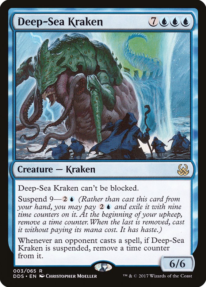 Deep-Sea Kraken [Duel Decks: Mind vs. Might] MTG Single Magic: The Gathering    | Red Claw Gaming