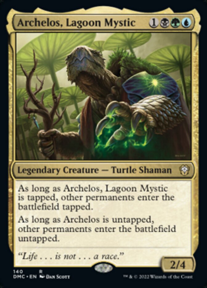 Archelos, Lagoon Mystic [Dominaria United Commander] MTG Single Magic: The Gathering    | Red Claw Gaming