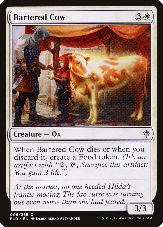 Bartered Cow [Throne of Eldraine] MTG Single Magic: The Gathering    | Red Claw Gaming