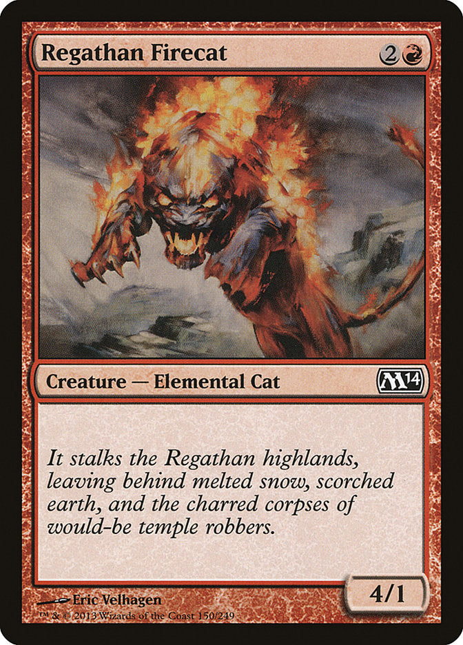 Regathan Firecat [Magic 2014] MTG Single Magic: The Gathering    | Red Claw Gaming