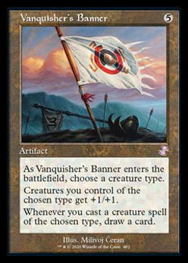 Vanquisher's Banner (Timeshifted) [Time Spiral Remastered] MTG Single Magic: The Gathering    | Red Claw Gaming