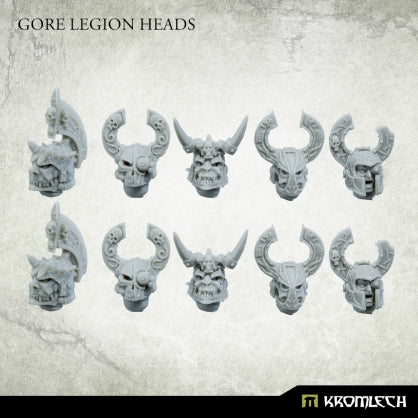 Gore Legion Heads (10) Minatures Kromlech    | Red Claw Gaming