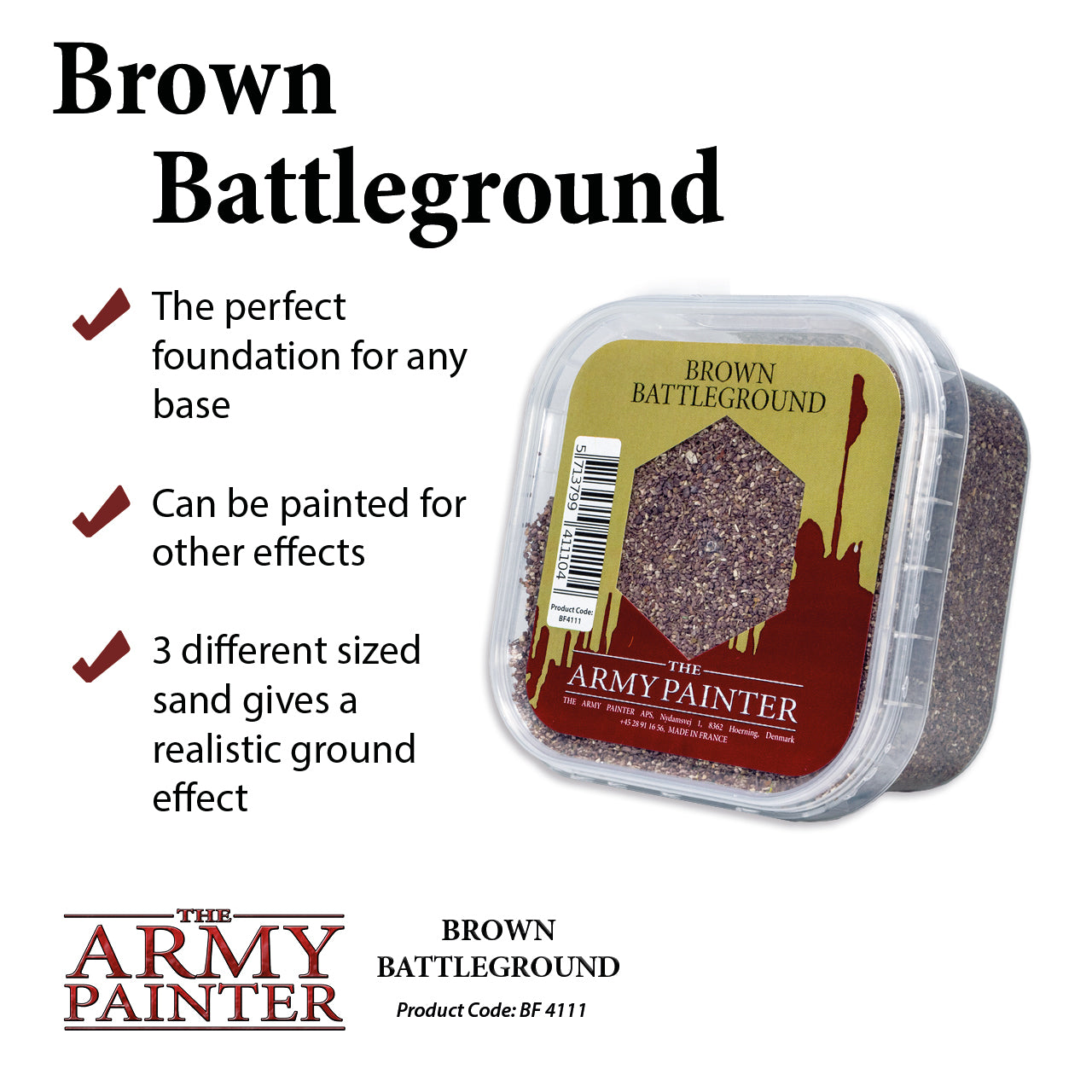 Brown Battleground - Basing Battlefield Army Painter    | Red Claw Gaming