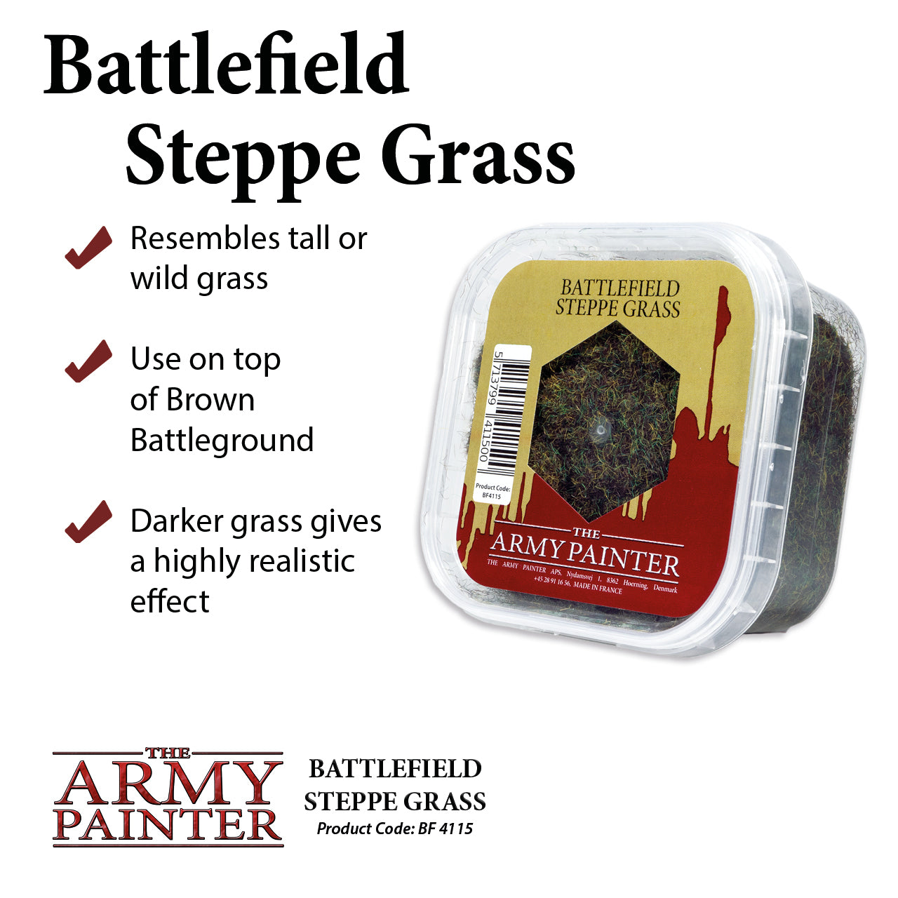 Steppe Grass, Static Battlefield Army Painter    | Red Claw Gaming