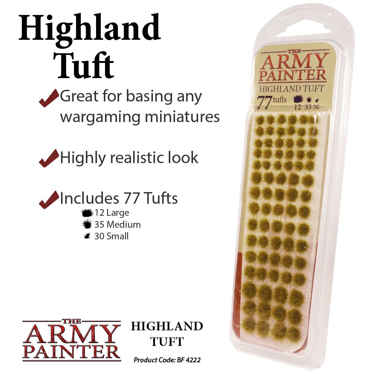 Highland Tuft Battlefield Army Painter    | Red Claw Gaming