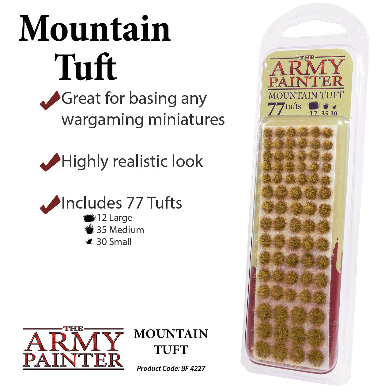Mountain Tuft Battlefield Army Painter    | Red Claw Gaming