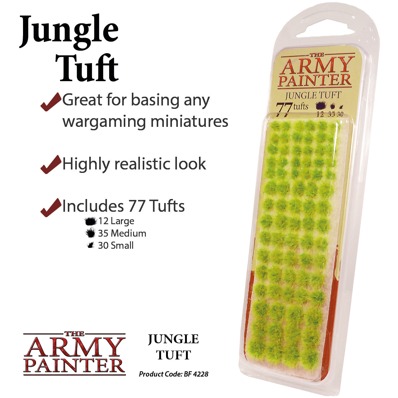 Jungle Tuft Battlefield Army Painter    | Red Claw Gaming