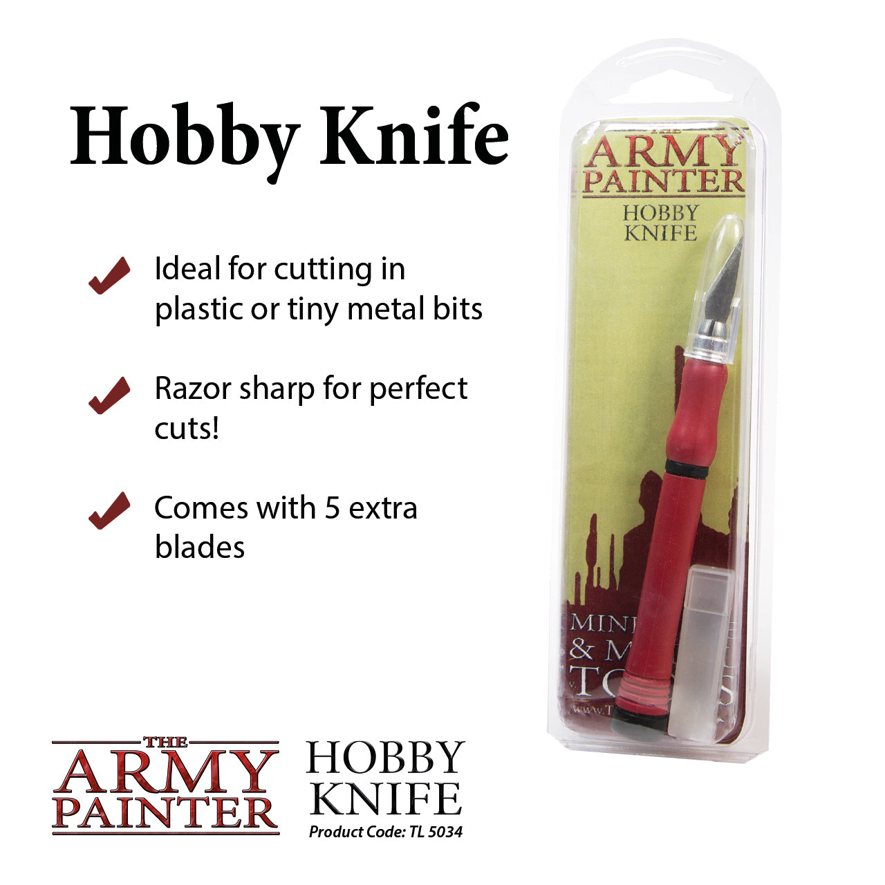 Hobby Knife Tool Army Painter    | Red Claw Gaming