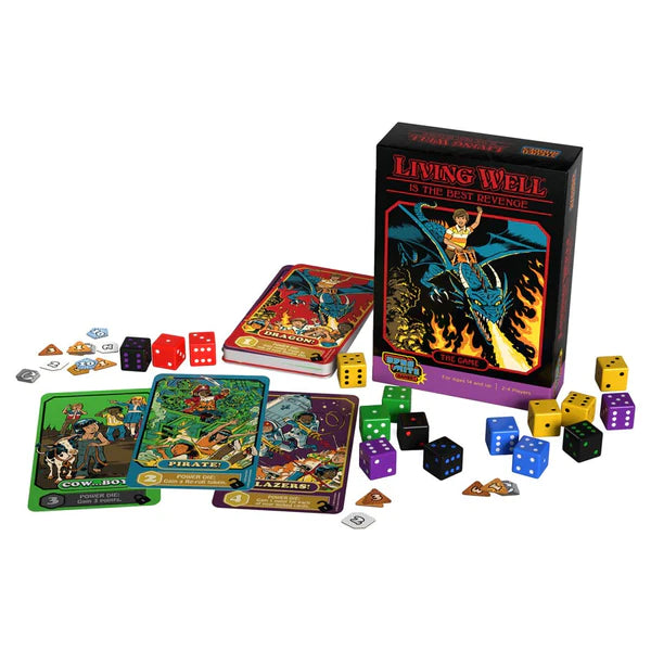 STEVEN RHODES: LIVING WELL IS THE BEST REVENGE Board Game Cryptozoic Entertainment    | Red Claw Gaming