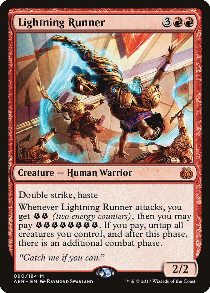 Lightning Runner [Aether Revolt] MTG Single Magic: The Gathering    | Red Claw Gaming