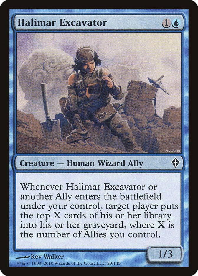 Halimar Excavator [Worldwake] MTG Single Magic: The Gathering    | Red Claw Gaming