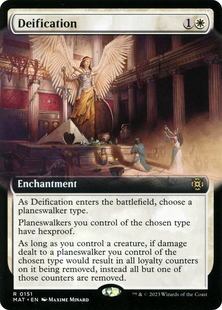 Deification (Extended Art) [March of the Machine: The Aftermath] MTG Single Magic: The Gathering    | Red Claw Gaming