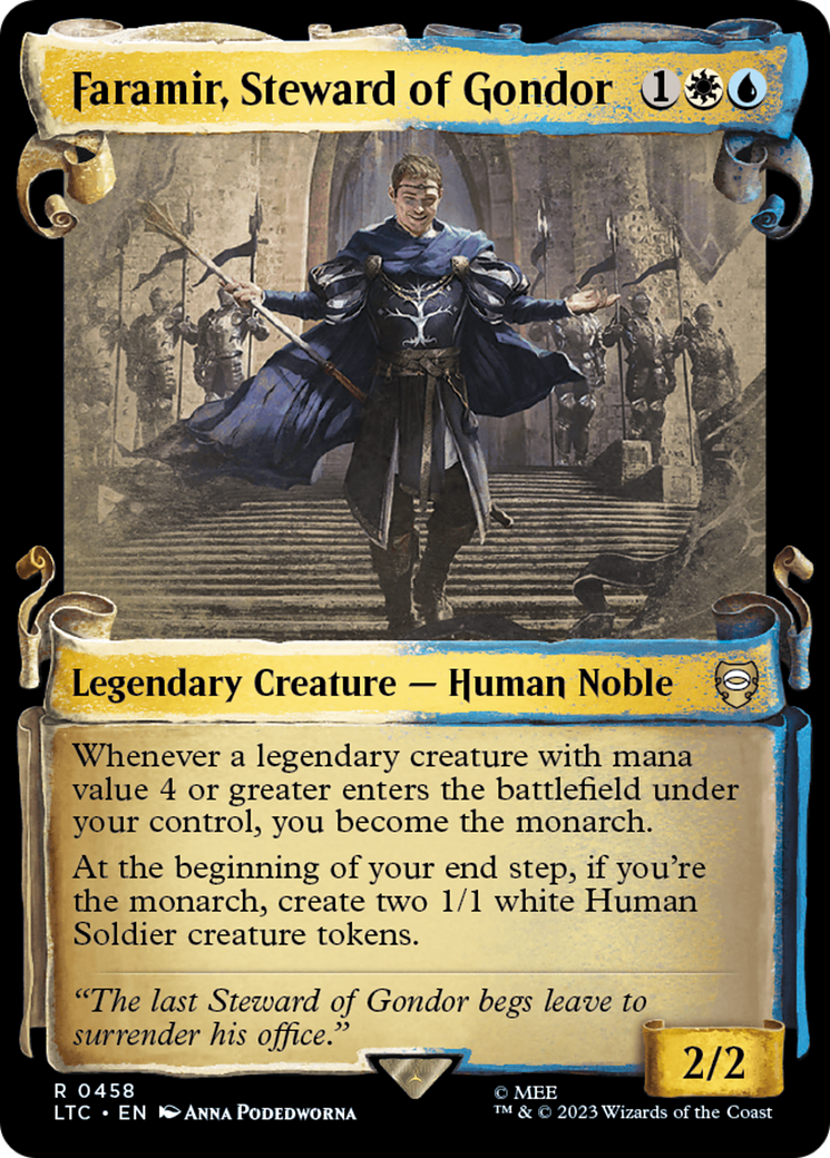 Faramir, Steward of Gondor [The Lord of the Rings: Tales of Middle-Earth Commander Showcase Scrolls] MTG Single Magic: The Gathering    | Red Claw Gaming