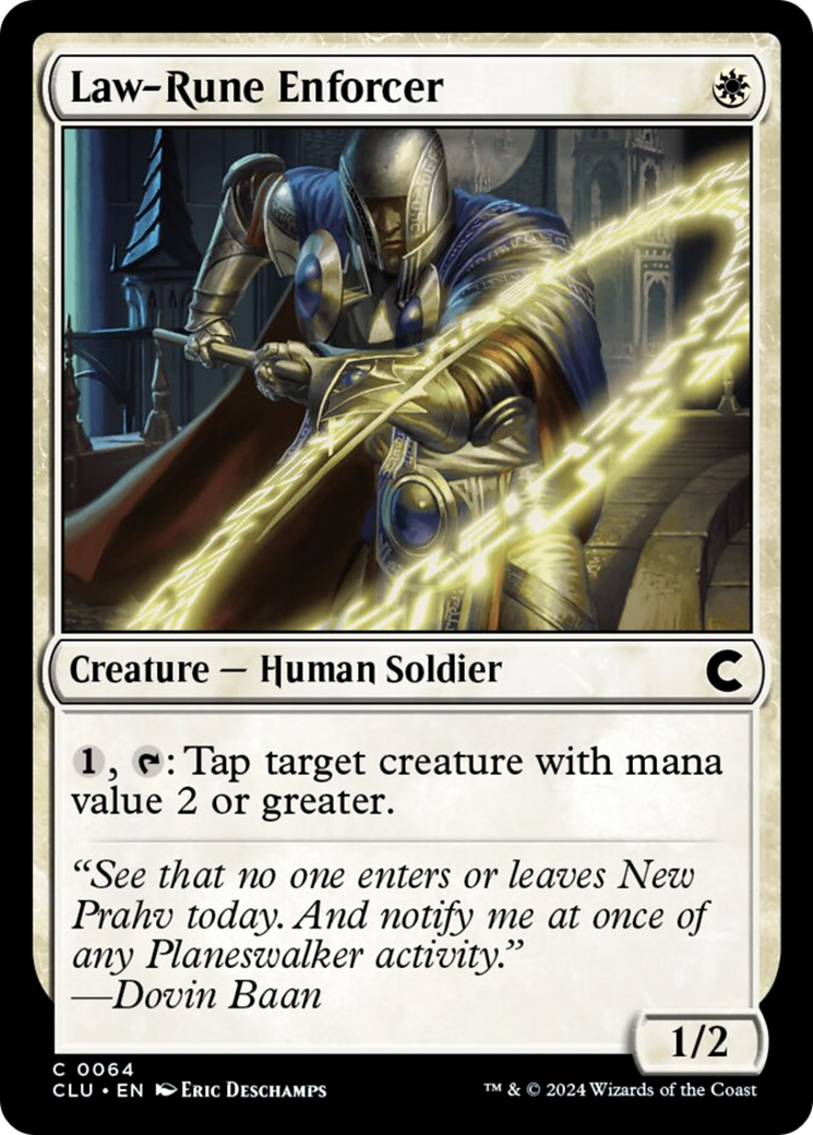 Law-Rune Enforcer [Ravnica: Clue Edition] MTG Single Magic: The Gathering    | Red Claw Gaming